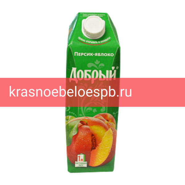 Нектар "Добрый" Персик-Яблоко 1 л