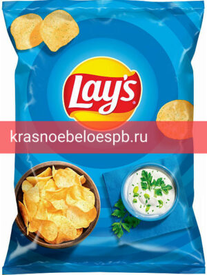 Lay's со вкусом сметаны и зелени