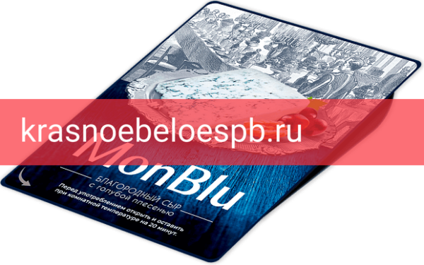 Сыр с голубой благородной плесенью MonBlu