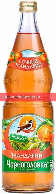 Напиток Мандарин газированный Черноголовка 1 л
