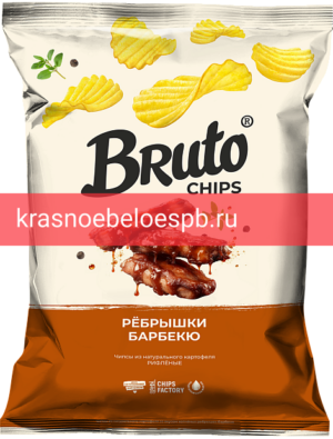 Чипсы Bruto NPC Рёбрышки барбекю