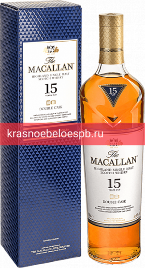 Виски The Macallan Double Cask 15 Years Old 0.7 л