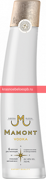 Водка Мамонт 0.7 л